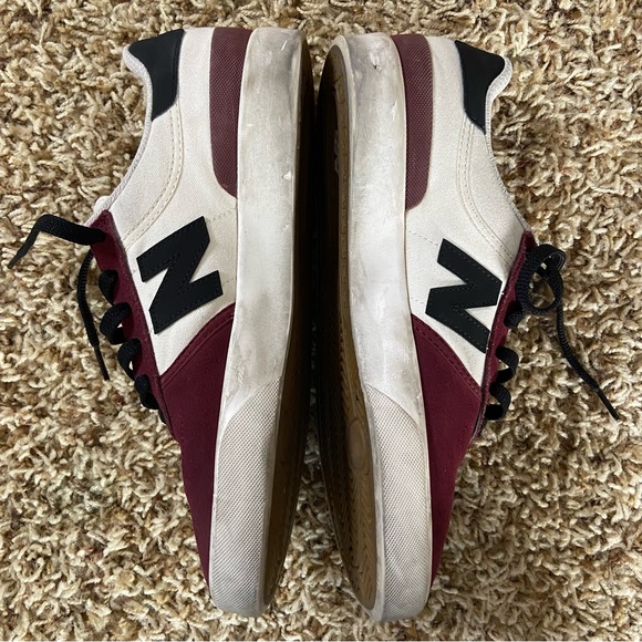 New Balance Numeric 272 Burgundy Sea Salt lace up sneakers - Picture 4 of 8
